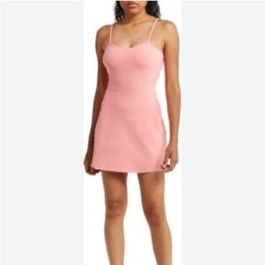strapless open back dress Light Pink Chiffon Long Sleeve Maxi Dress – PinkBlush main image 0